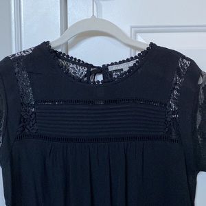 Daniel Rainn Becru Lace Detail Blouse- Size S